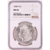 Image 1 : 1898-S $1 Morgan Silver Dollar Coin NGC MS62