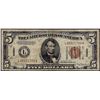 Image 1 : 1934A $5 Hawaii WWII Emergency Issue Federal Reserve Note