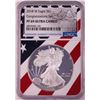 Image 1 : 2018-W $1 Proof American Silver Eagle Coin NGC PF69 Ultra Cameo Congratulations Flag