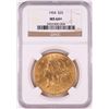 Image 1 : 1904 $20 Liberty Head Double Eagle Gold Coin NGC MS64+