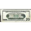 Image 2 : 1996 $20 Federal Reserve Gutter Fold ERROR Note