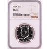 Image 1 : 1964 Proof Kennedy Half Dollar Coin NGC PF69