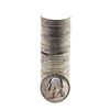 Image 1 : Roll of (40) Brilliant Uncirculated 1955-D Washington Quarter Coins