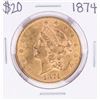 Image 1 : 1874 $20 Liberty Head Double Eagle Gold Coin