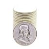 Image 1 : Roll of (20) Brilliant Uncirculated 1963-D Franklin Half Dollar Coins