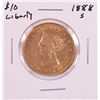 Image 1 : 1888-S $10 Liberty Head Eagle Gold Coin