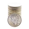 Image 1 : Roll of (20) 1923 $1 Peace Silver Dollar Coins
