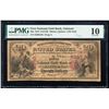 Image 1 : 1875 $20 First National Gold Bank Oakland, CA CH# 2248 National Note PMG Very Good 10