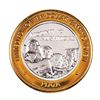 Image 1 : .999 Silver Plaza Hotel & Casino Las Vegas, NV $10 Limited Edition Gaming Token