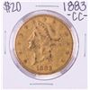 Image 1 : 1883-CC $20 Liberty Head Double Eagle Gold Coin