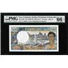 Image 1 : 1969-92 New Caledonia 500 Francs Note Pick# 60a PMG Gem Uncirculated 66EPQ