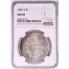 Image 1 : 1881-S $1 Morgan Silver Dollar Coin NGC MS63 Nice Toning
