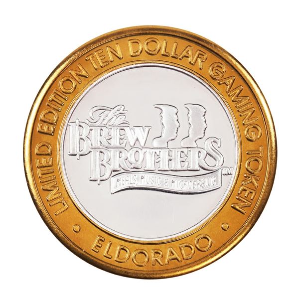 .999 Silver Eldorado Hotel and Casino $10 Casino Gaming Token Limited Edition