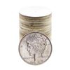 Image 1 : Roll of (20) 1923 $1 Peace Silver Dollar Coins