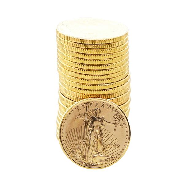 Lot of (25) 1999 $5 American Gold Eagle Coins