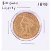 Image 1 : 1898 $10 Liberty Head Eagle Gold Coin