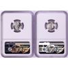 Image 2 : Lot of (2) 1941 Mercury Dime Coins NGC MS66