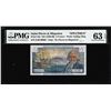 Image 1 : 1950-1960 Saint Pierre & Miquelon 5 Francs Specimen Note Pick# 22s PMG Choice Uncirculated 63EPQ
