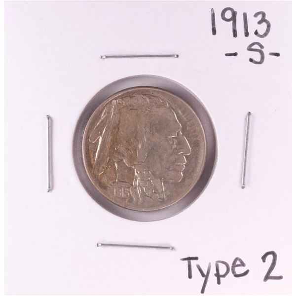 1913-S Type 2 Buffalo Nickel Coin