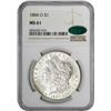 Image 2 : 1884-O $1 Morgan Silver Dollar Coin NGC MS61 CAC Amazing Toning
