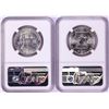 Image 2 : Lot of 1957-D & 1958-D Franklin Half Dollar Coins NGC MS64FBL