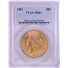 Image 1 : 1893 $20 Liberty Head Double Eagle Gold Coin PCGS MS61