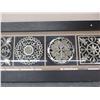 Image 3 : Large Framed 4-Section Metal Design Art Work 63" x 24"