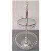 Image 1 : UCI Footed Metal & Glass 2-Tier Round Server M70405  13" x 45"H