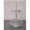 Image 2 : UCI Footed Metal & Glass 2-Tier Round Server M70405  13" x 45"H