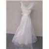 Image 13 : Qty 2 Wedding Gowns: 33" Red Velvet (Sale $129) & White Tulle Displays