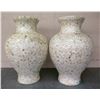 Image 1 : Qty 2 Allstate Mother of Pearl Mosaic Vessels (Reg $975 Sale $398 each) 27"H