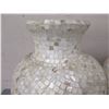 Image 4 : Qty 2 Allstate Mother of Pearl Mosaic Vessels (Reg $975 Sale $398 each) 27"H
