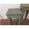 Image 2 : Qty 3 Square Tall Tables w/ Patina (Reg $160 Sale $79 each) 12"x12"x29"H