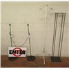 Image 1 : Metal 52" Candle Holder, Display Stand & 'Do Not Enter' Sign w/ Metal Stanchions