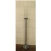 Image 1 : Tall Metal Candle Holder w/ Pedestal Base & Glass Cylinder Casing 53"H