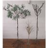 Image 1 : Qty 3 Artificial Bare Twig Trees: Metal Pine Tree (Reg $319) 72"H, Electric Tree, etc