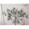 Image 2 : Qty 3 Artificial Bare Twig Trees: Metal Pine Tree (Reg $319) 72"H, Electric Tree, etc