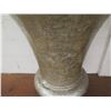 Image 4 : Silver Colored Footed Vase Planter w/ Pedestal Base 26"D x 40"H