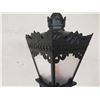 Image 3 : Black Electric Streetlight Lamp w/ Pedestal Base 72" Tall