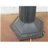 Image 8 : Black Electric Streetlight Lamp w/ Pedestal Base 72" Tall