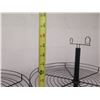 Image 9 : Qty 2 Black Metal 4-Tier Round Spinner Display Stand 64" Tall
