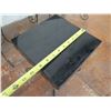 Image 13 : Qty 5 Scalloped Large Black Enamel Cake Stands KE8437L  12"D x 14"H & 9"D x 10"H