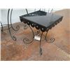 Image 9 : Qty 5 Scalloped Large Black Enamel Cake Stands KE8437L  12"D x 14"H & 9"D x 10"H