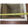 Image 16 : Square White Planter Pot, 3 Step Staircase Display & Black Sign on Pole Base