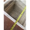 Image 17 : Square White Planter Pot, 3 Step Staircase Display & Black Sign on Pole Base