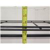 Image 8 : Black Metal 2-Tier Display Rack on Wheels 39"L x 40"H