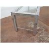 Image 3 : Metal Coffee Table w/ Glass Top 48"x18"x18"