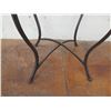 Image 8 : Round  Metal Bar-Height Bistro Table 25"D x 40"H & 4 Folding Chairs 16"x16"x45"H