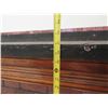 Image 10 : Decorative Brick-Look Fireplace Prop w/ Mantle 84"L x 12"D x 52"H