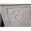 Image 5 : Qty 4 Square Blocks: 2 White w/ Tan, Cement & Floral Design & Pedestal Stand 42"H
